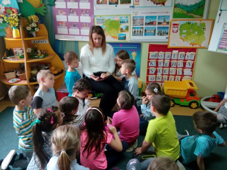 Czytanie u przedszkolaków