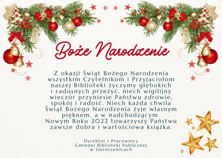 Życzenia świąteczne