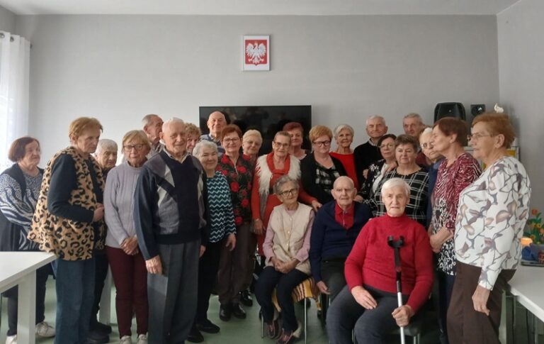 Z życzeniami u seniorów